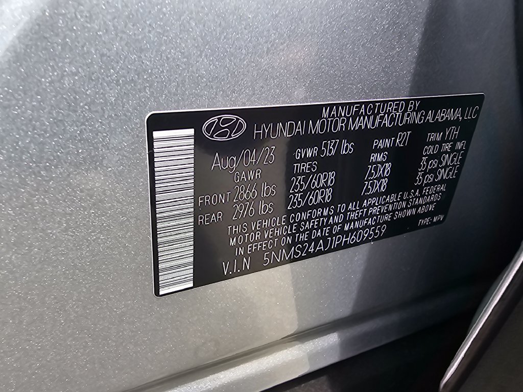 Certified 2023 Hyundai Santa Fe SEL w/ Cargo Package FWD image 24