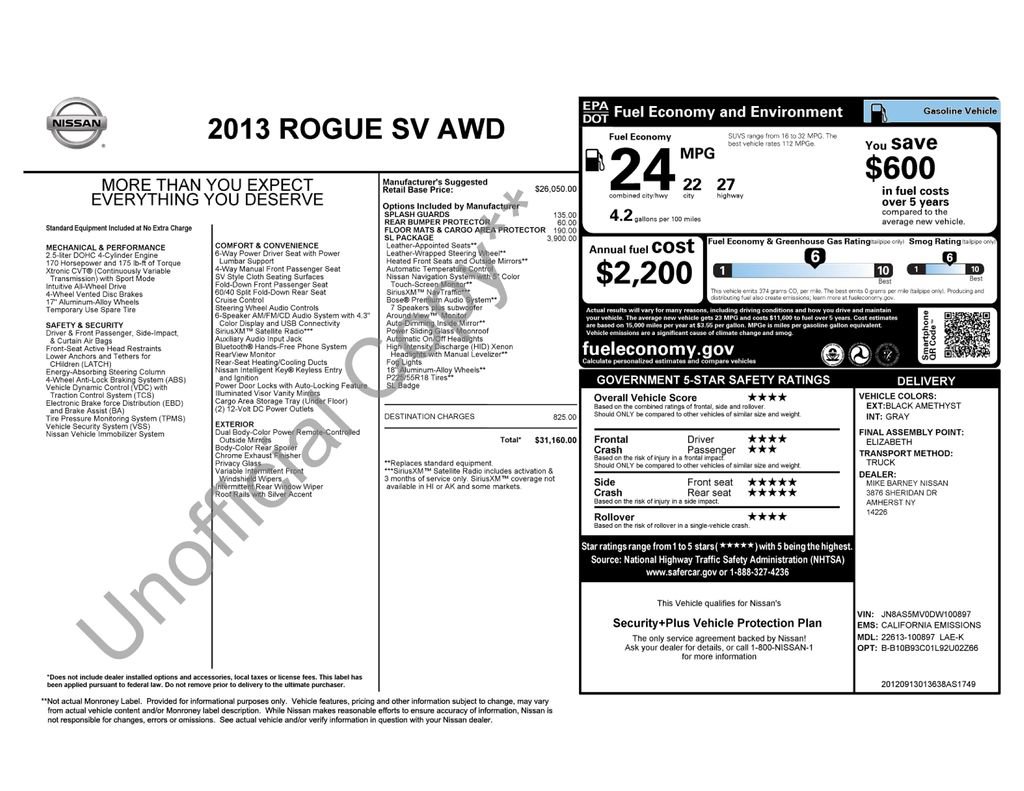 Used 2013 Nissan Rogue SL image 6