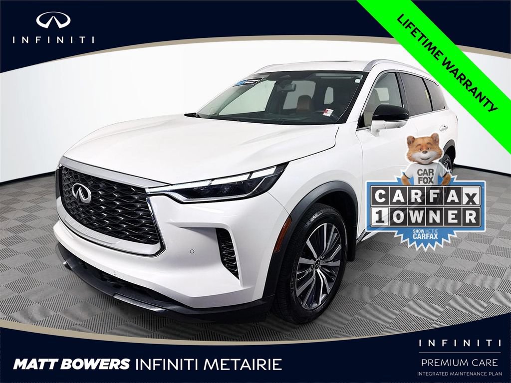 Certified 2023 INFINITI QX60 Sensory w/ Vision Package AWD/4WD image 1