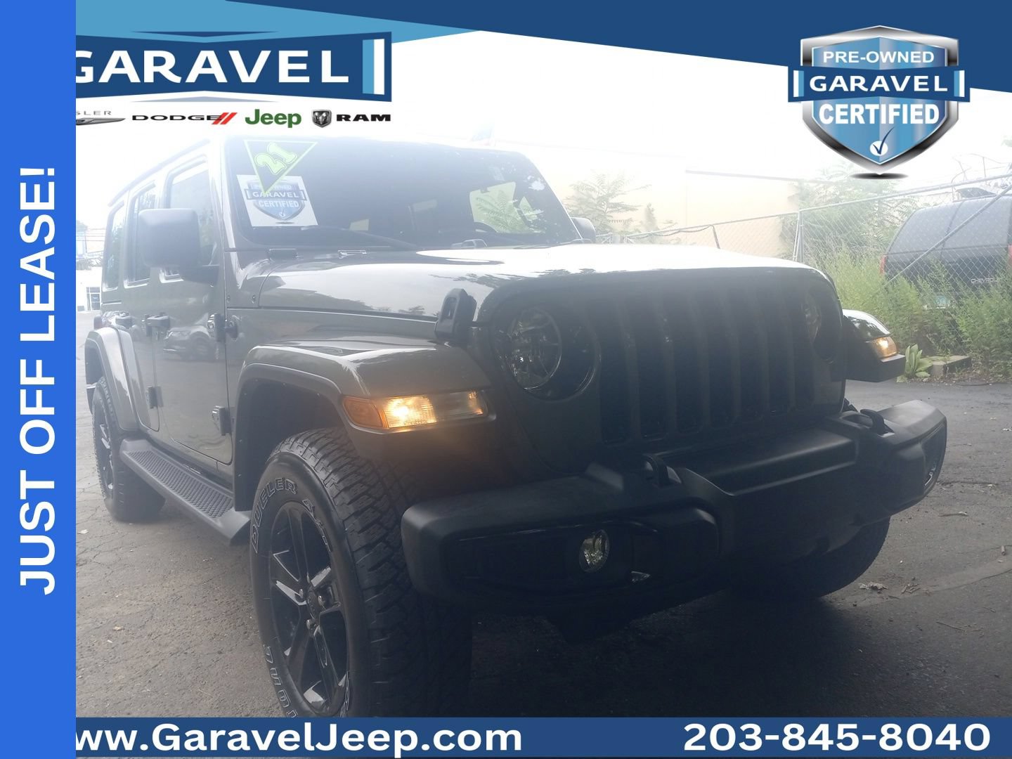 Used 2021 Jeep Wrangler Unlimited Sahara AWD/4WD image 1