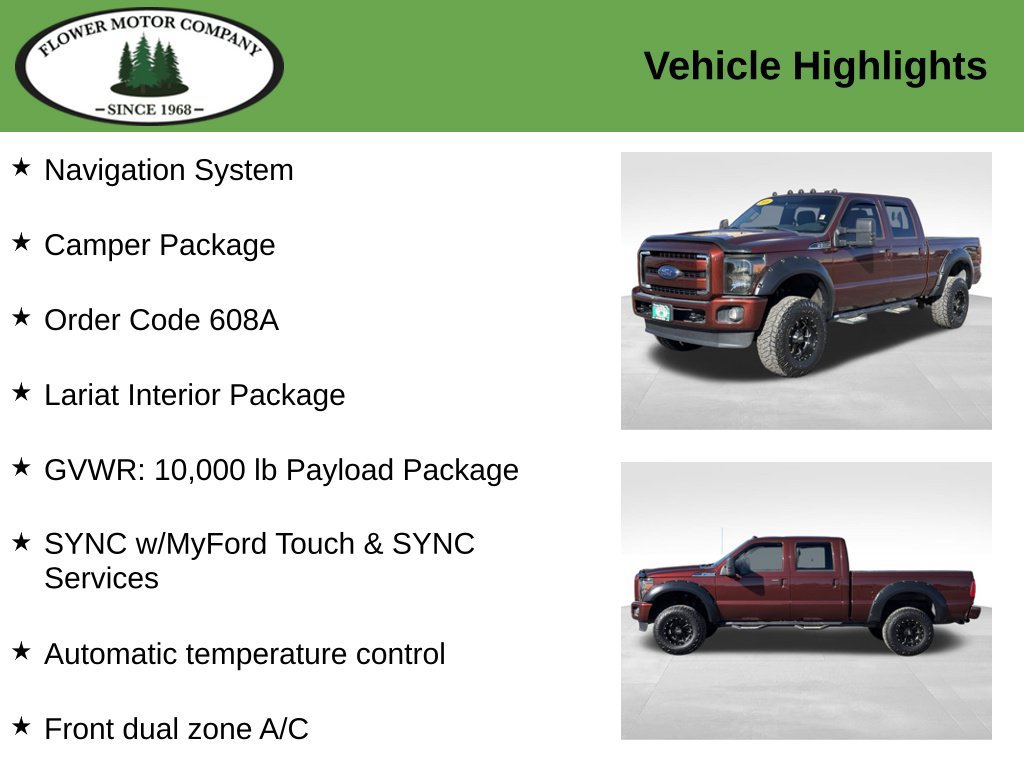 Used 2016 Ford F250 Lariat w/ Lariat Interior Package AWD/4WD image 5
