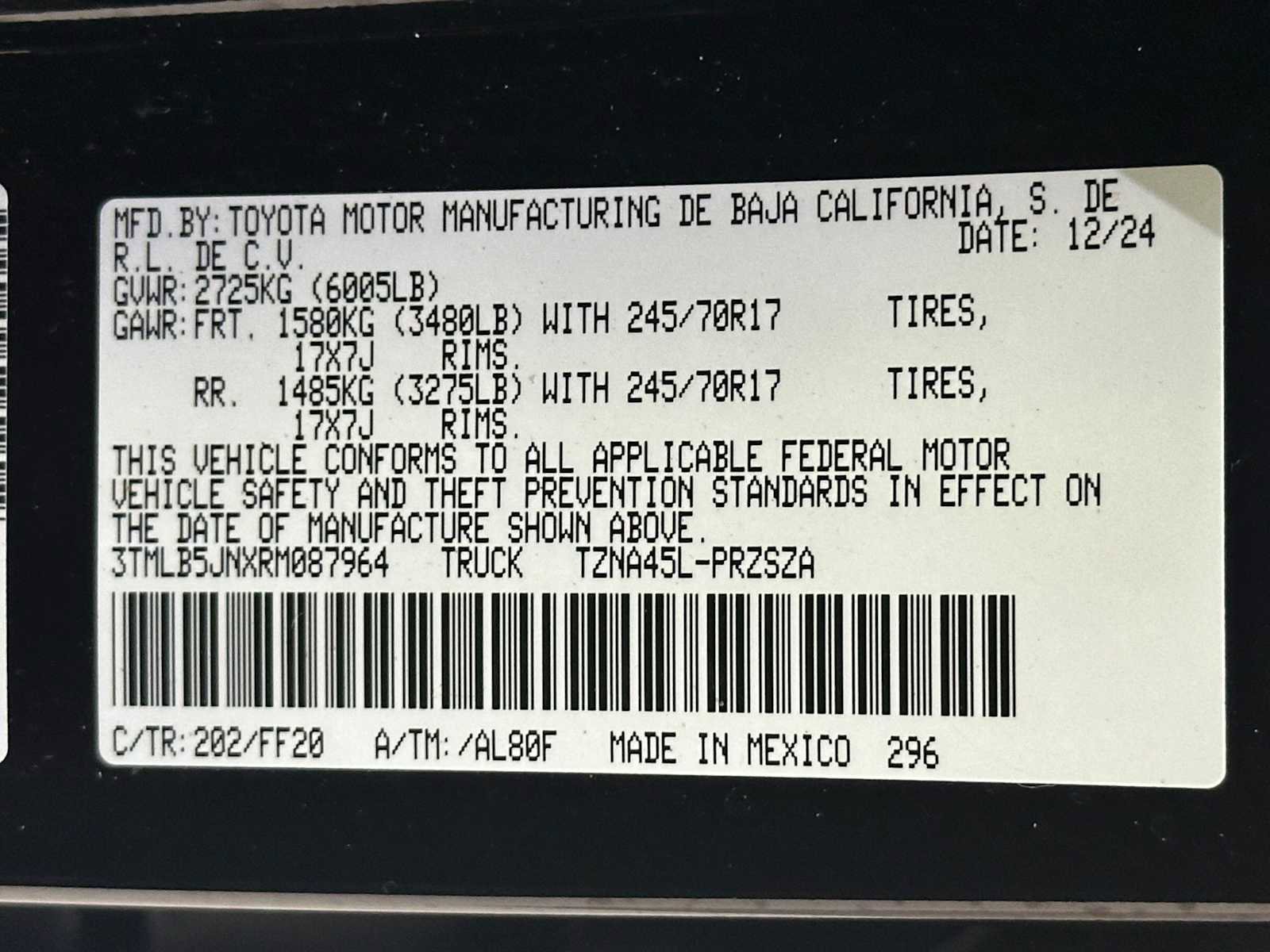 Used 2024 Toyota Tacoma SR5 image 31