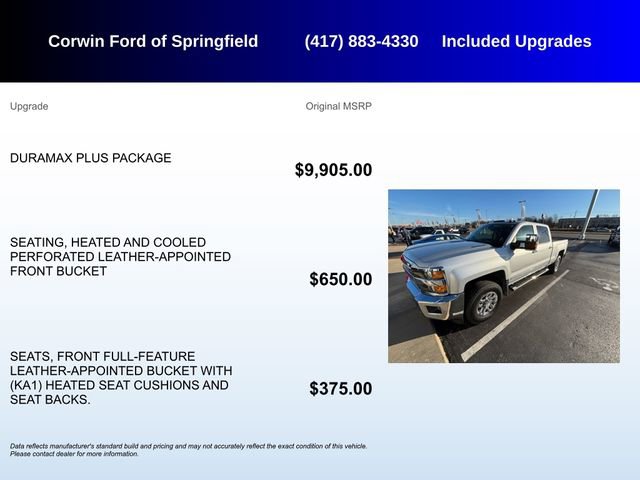 Used 2015 Chevrolet Silverado 3500 LTZ w/ Duramax Plus Package image 5