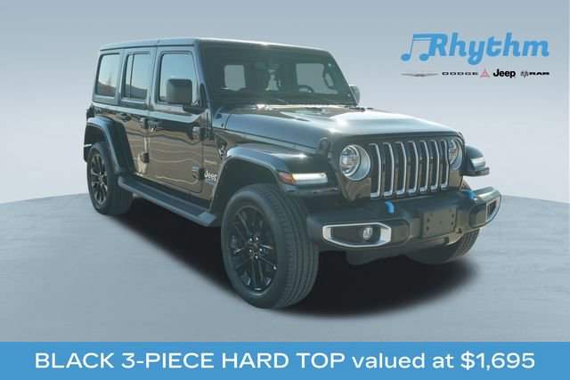 Used 2022 Jeep Wrangler Unlimited Sahara 4xe w/ Cold Weather Group image 1
