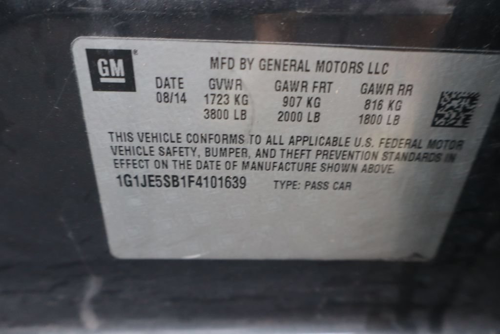 Used 2015 Chevrolet Sonic LTZ FWD image 4