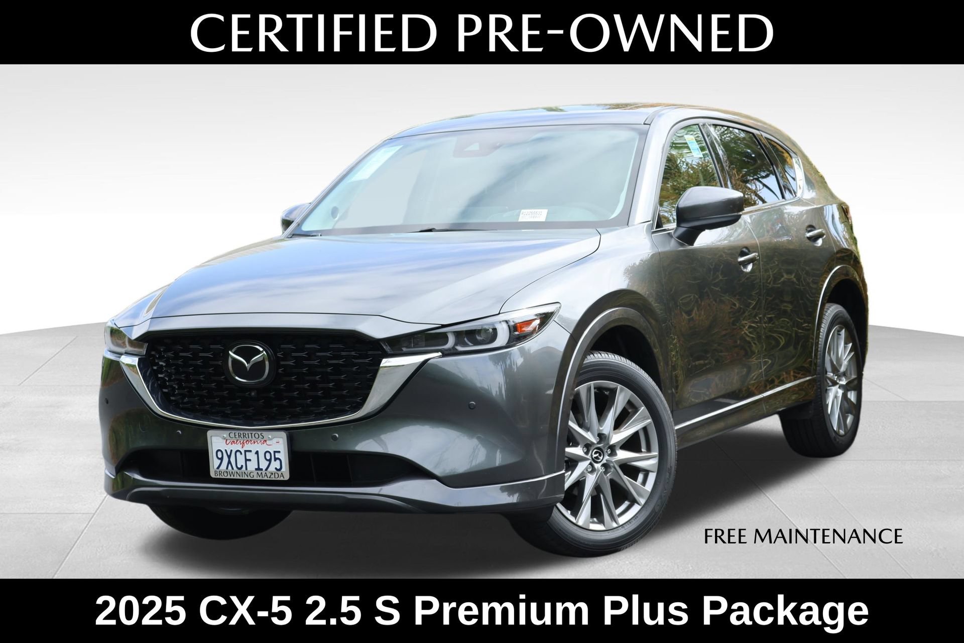 Certified 2025 MAZDA CX-5 AWD 2.5 S w/ Premium Plus Pkg