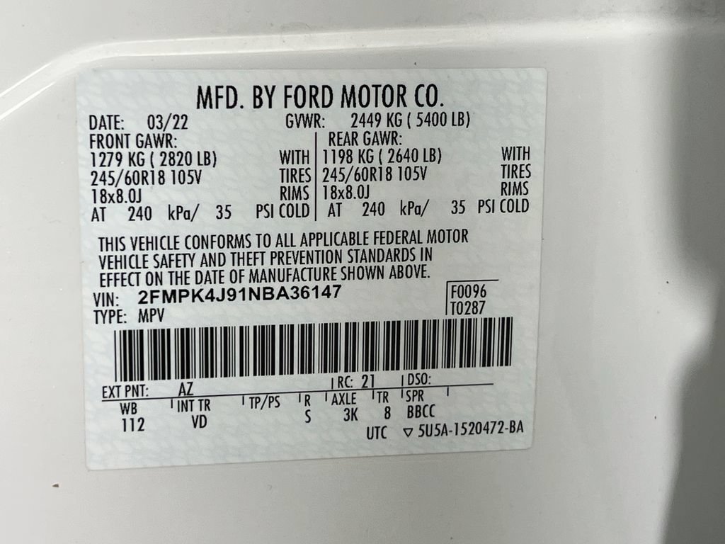 Used 2022 Ford Edge SEL w/ Convenience Package AWD/4WD image 37