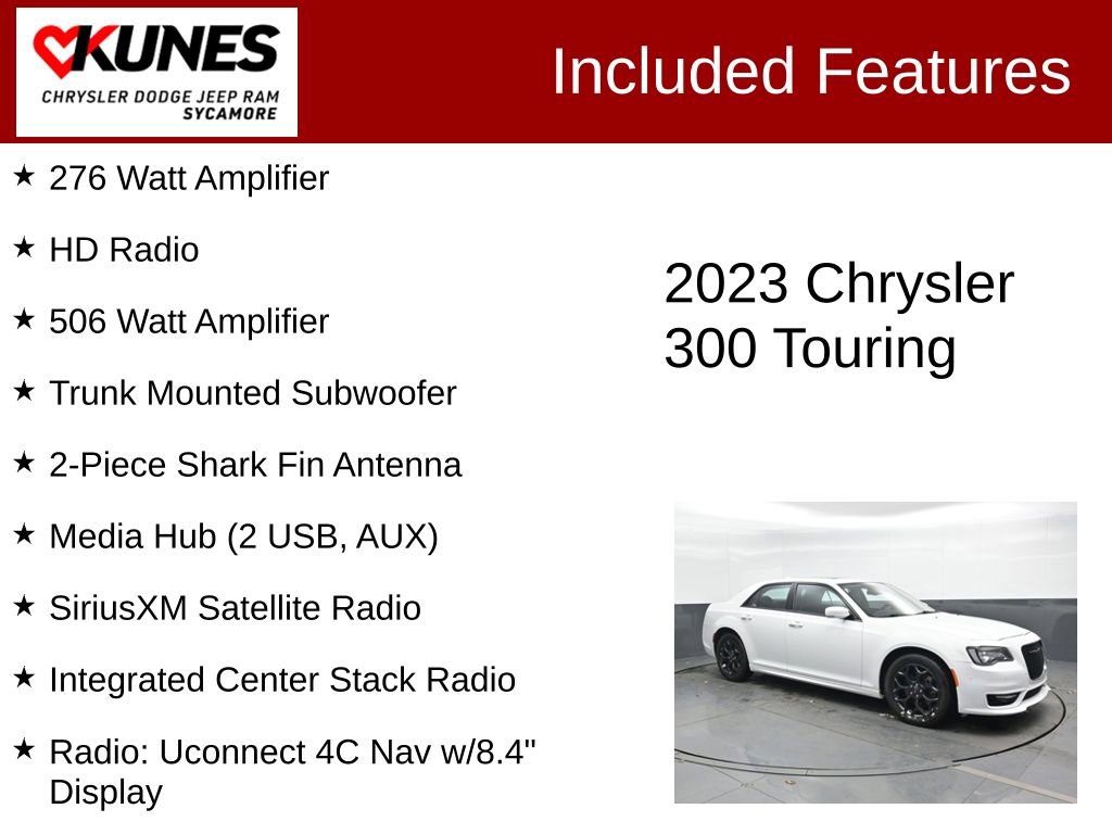 Used 2023 Chrysler 300 Touring L w/ Popular Equipment Group image 4