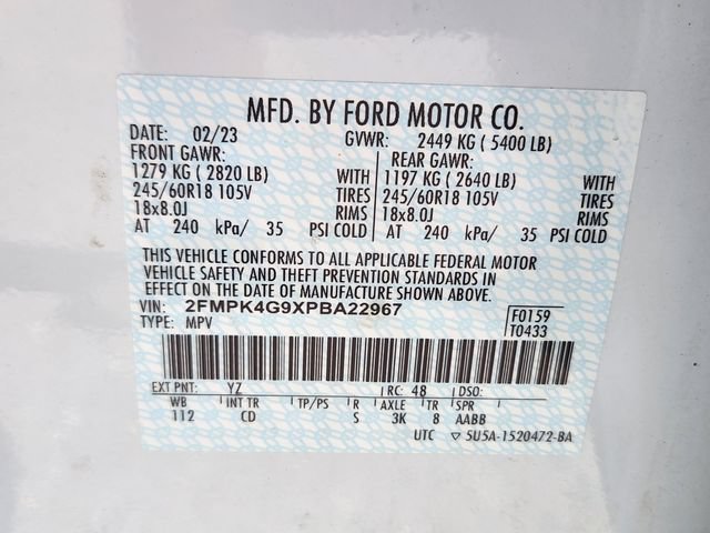 Certified 2023 Ford Edge SE AWD/4WD image 26