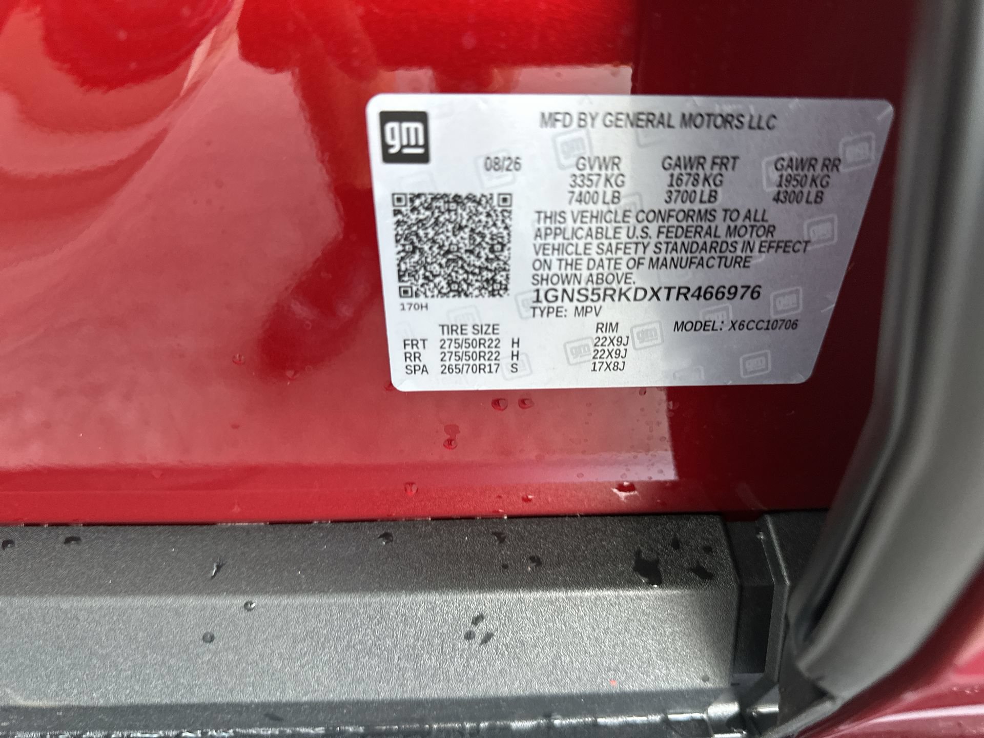 New 2026 Chevrolet Tahoe RST w/ Comfort Package RWD image 33
