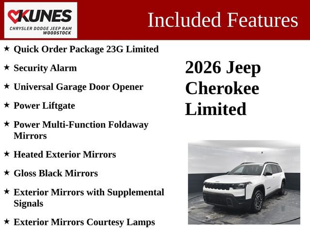 New 2026 Jeep Cherokee Limited image 3