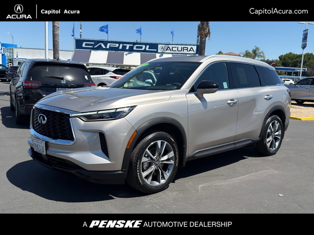 Used 2023 INFINITI QX60 Luxe w/ Cargo Package FWD image 1
