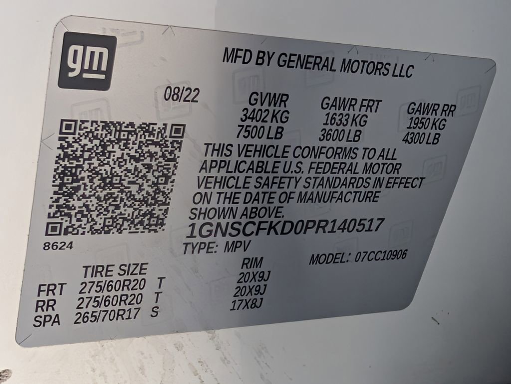 Used 2023 Chevrolet Suburban Premier RWD image 38