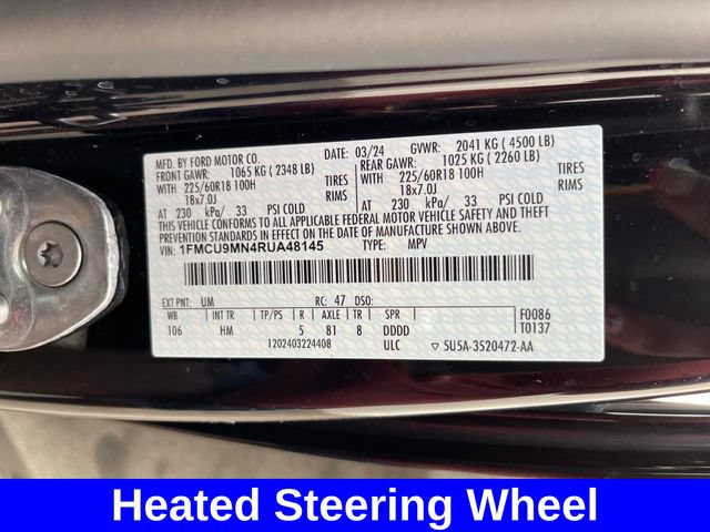 Used 2024 Ford Escape ST-Line w/ Tech Pack #1 AWD/4WD image 25