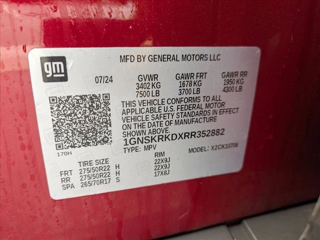 Used 2024 Chevrolet Tahoe RST w/ Luxury Package image 16