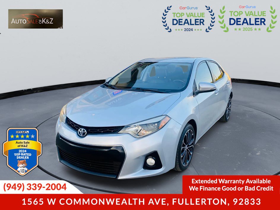 Used 2015 Toyota Corolla S