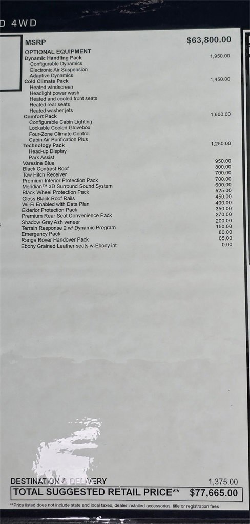 New 2026 Land Rover Range Rover Velar Dynamic SE image 35