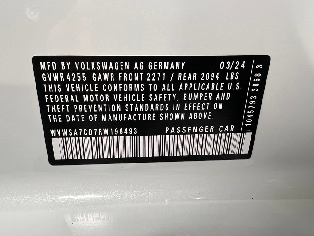 Used 2024 Volkswagen GTI SE FWD image 42