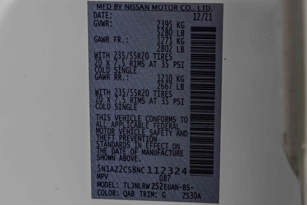 Certified 2022 Nissan Murano SL w/ SL Moonroof Package image 30