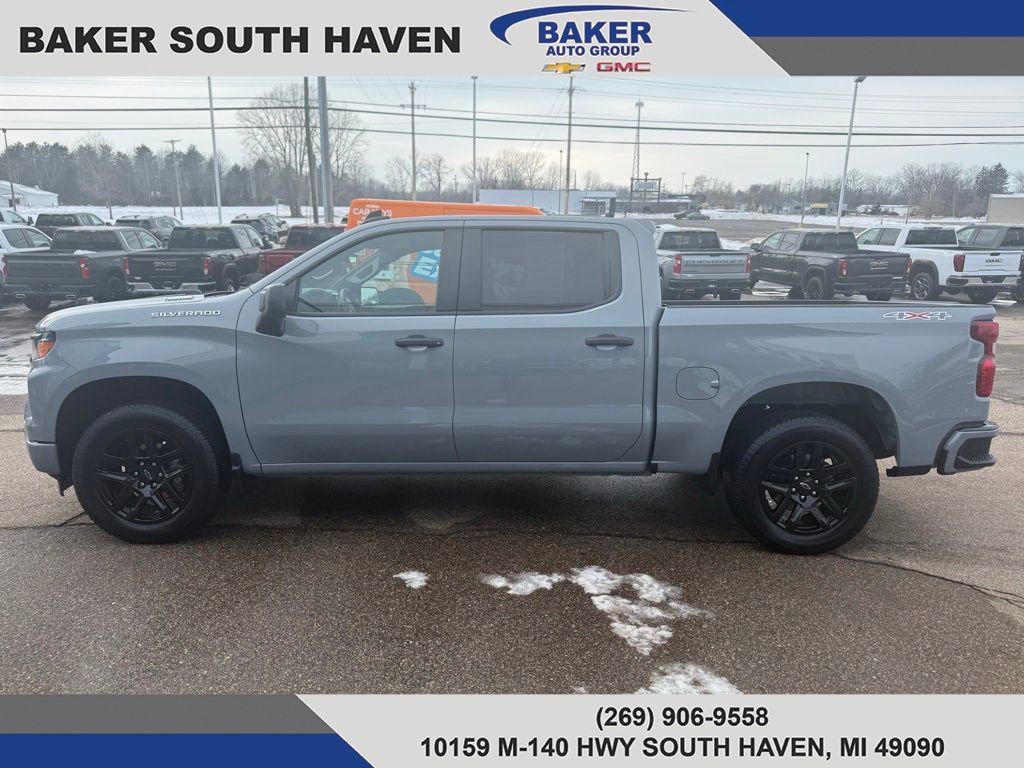 Used 2025 Chevrolet Silverado 1500 Custom w/ LPO, Dark Essentials Package image 3