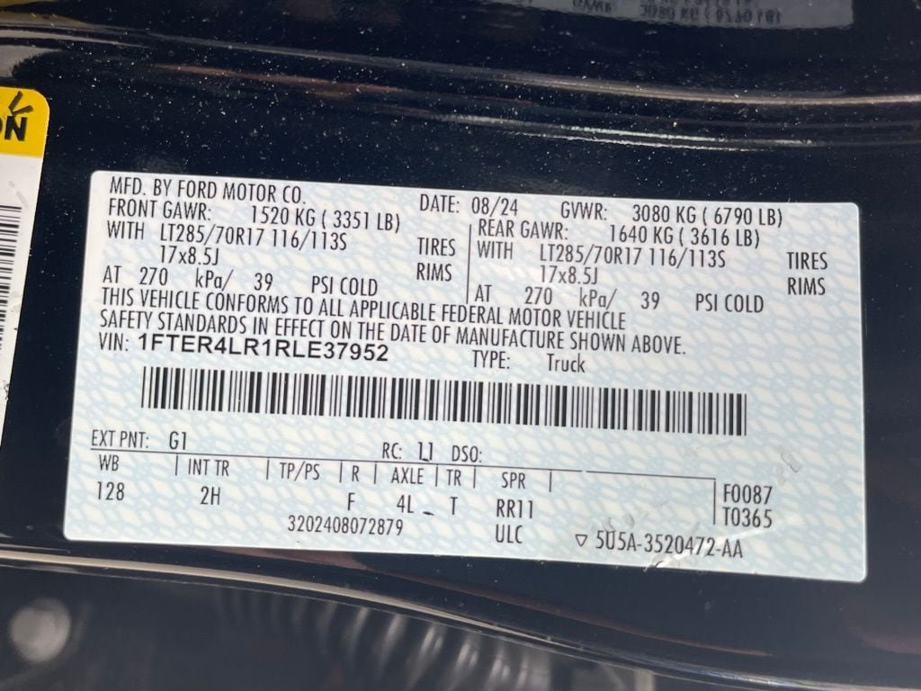 Certified 2024 Ford Ranger Raptor AWD/4WD image 18