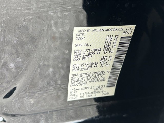 Used 2023 Nissan Titan PRO-4X w/ Pro-4x Utility Package image 31