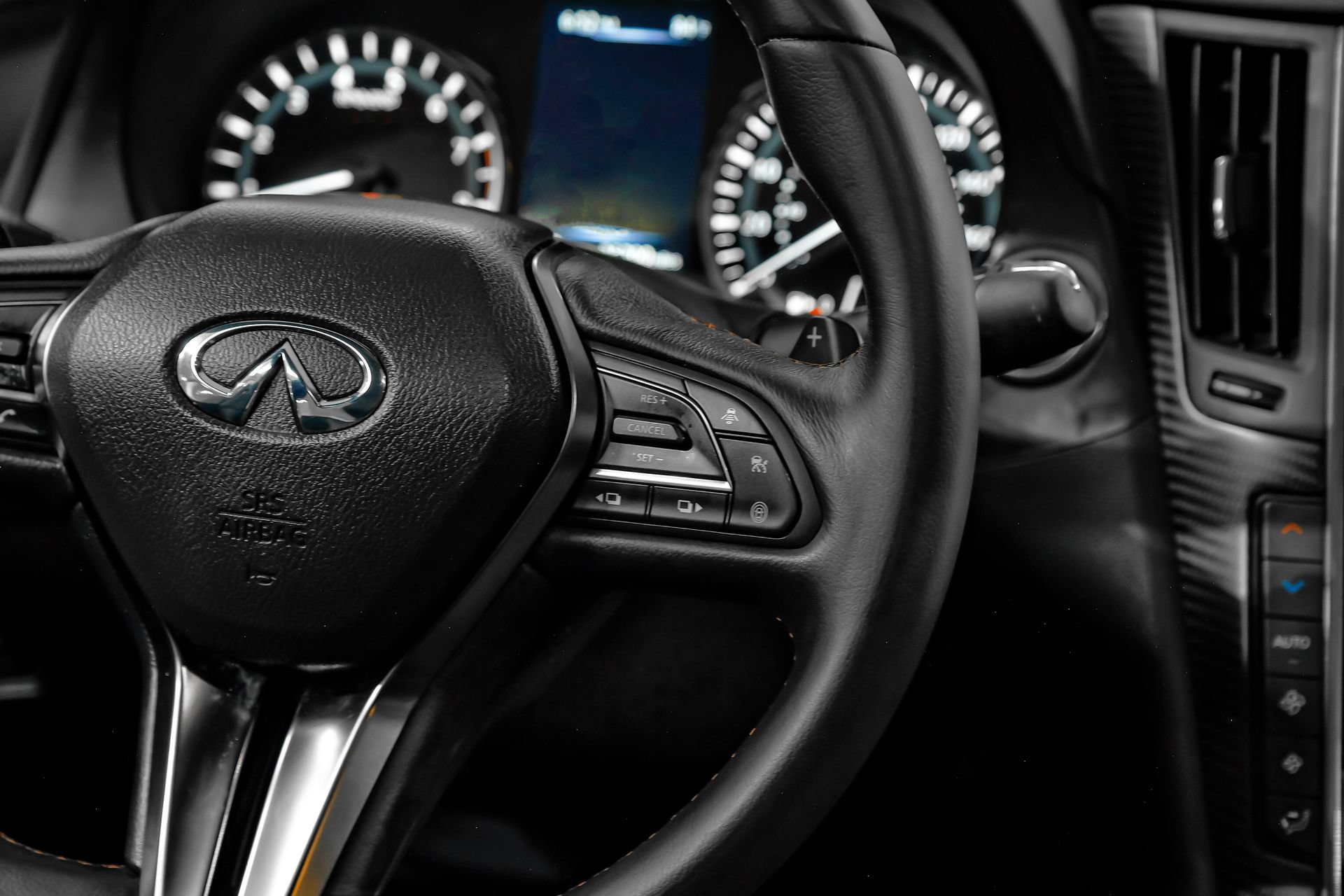 Used 2024 INFINITI Q50 Red Sport 400 w/ Black Opal Edition RWD image 24