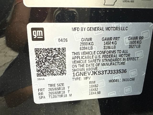 New 2026 Chevrolet Traverse Z71 w/ Enhanced Driving Package AWD/4WD image 15