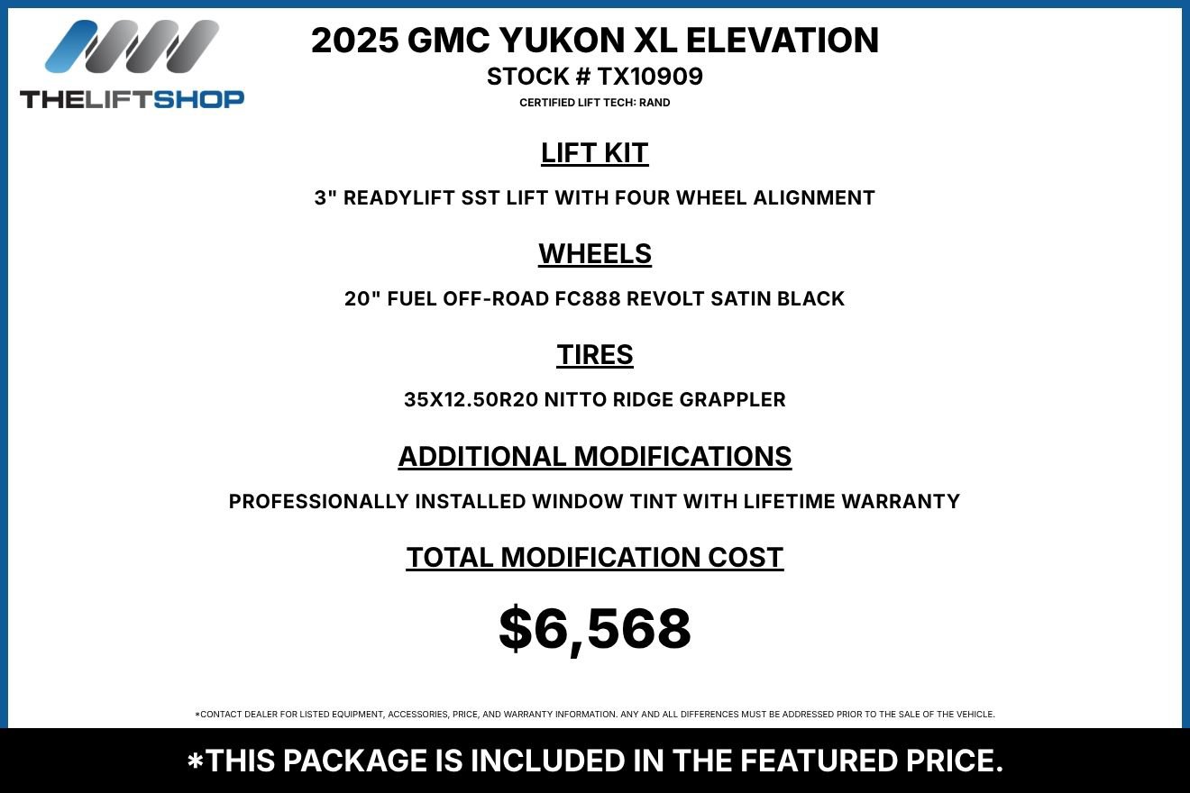 Used 2025 GMC Yukon XL Elevation AWD/4WD image 2