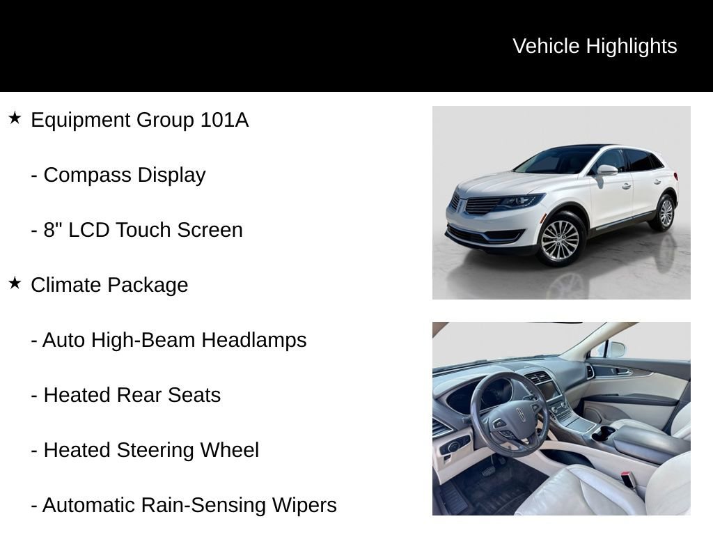 Used 2016 Lincoln MKX Select w/ Climate Package image 6