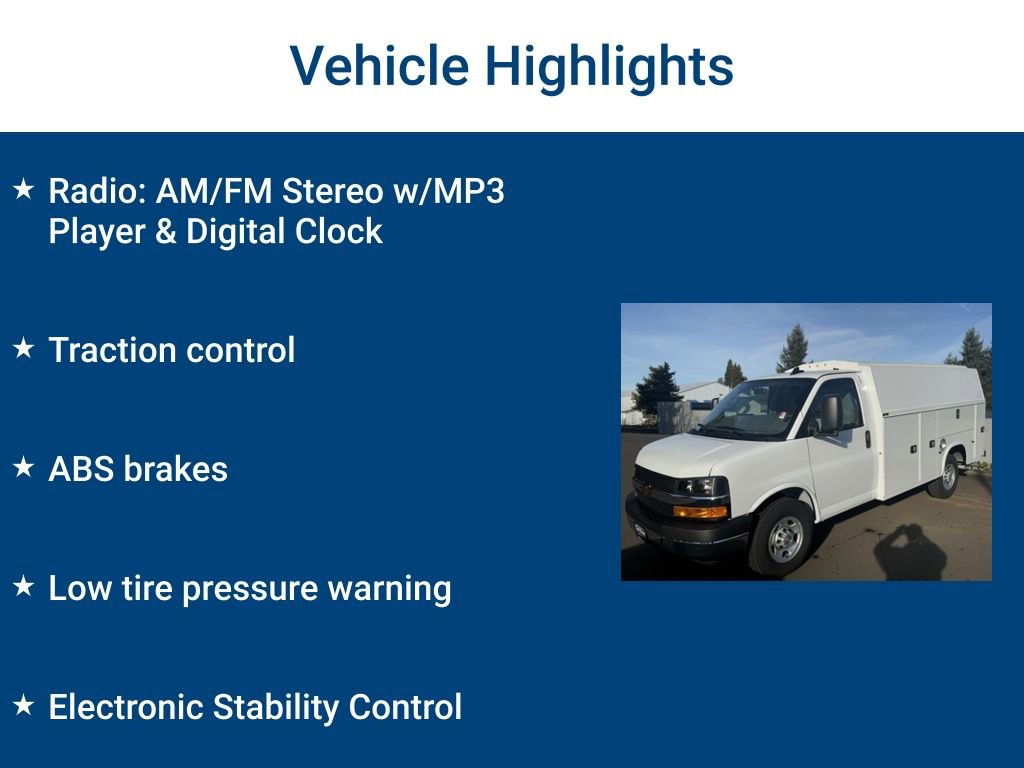 New 2024 Chevrolet Express 3500 w/ Power Convenience Package image 3