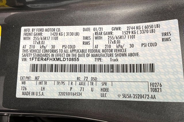 Used 2021 Ford Ranger XLT w/ Equipment Group 301A Mid image 34