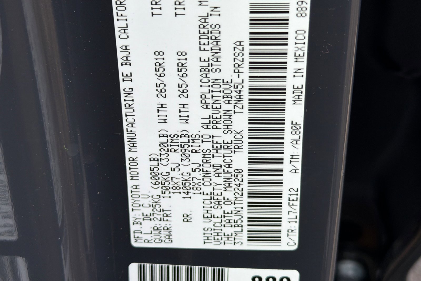 New 2026 Toyota Tacoma TRD Sport image 23