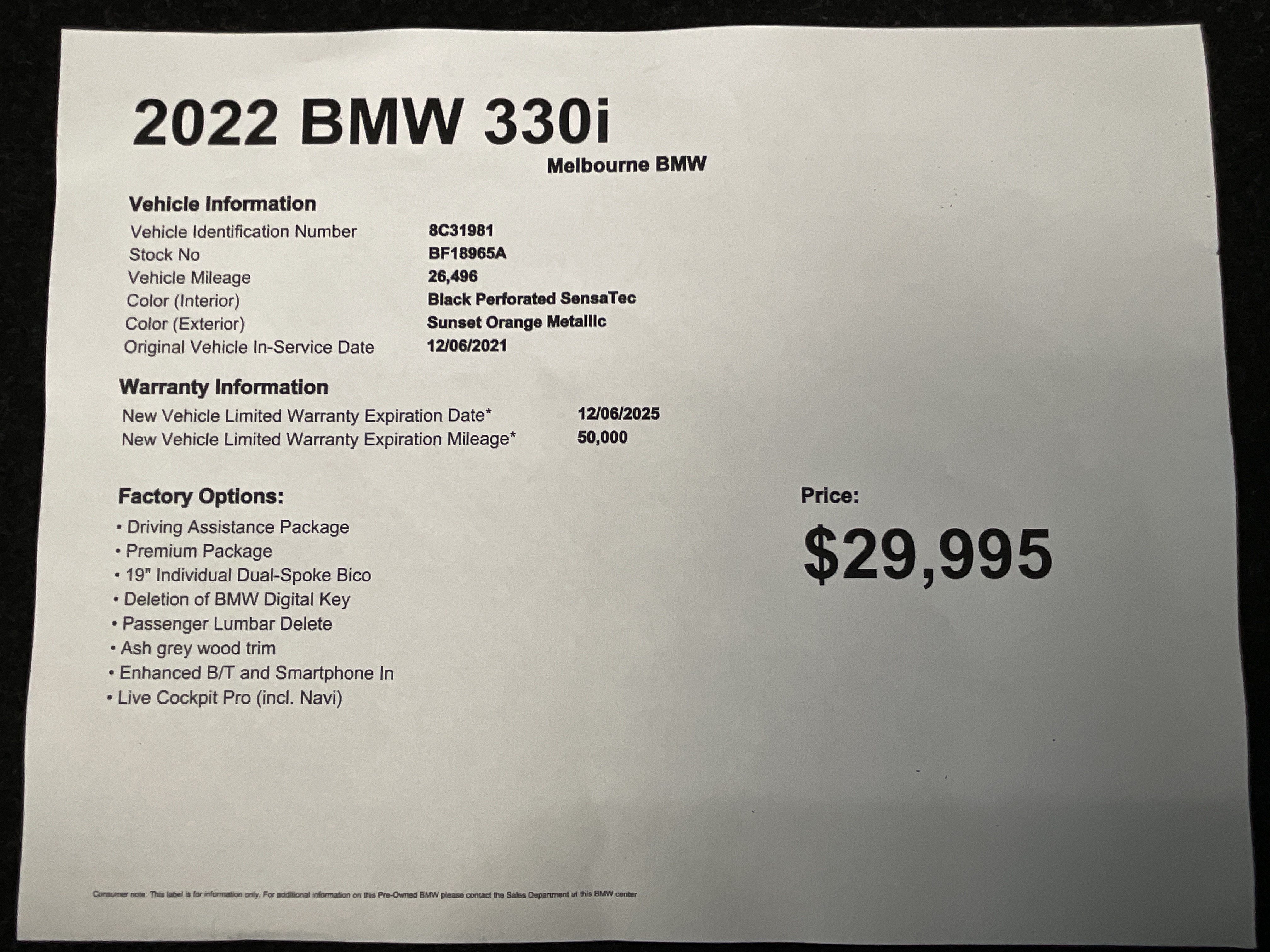 Used 2022 BMW 330i Sedan w/ Premium Package RWD image 37