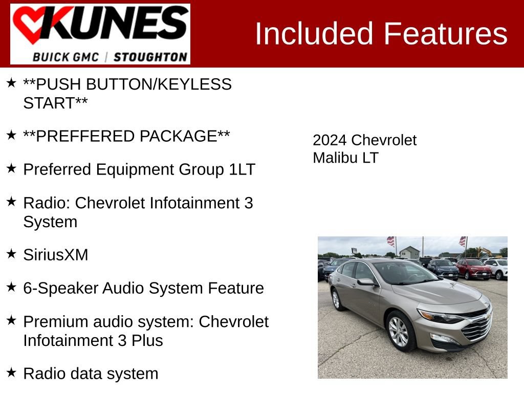 Used 2024 Chevrolet Malibu LT FWD image 3