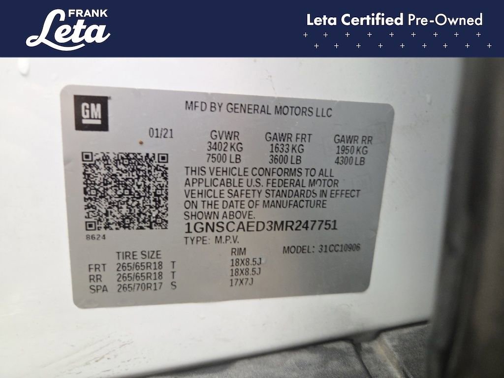 Used 2021 Chevrolet Suburban 2WD image 26