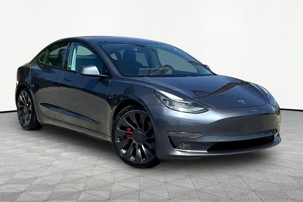Used 2021 Tesla Model 3 Performance AWD/4WD image 1