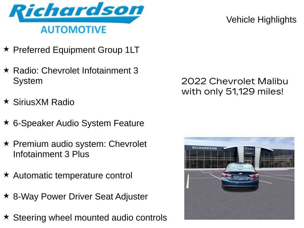 Used 2022 Chevrolet Malibu LT FWD image 10
