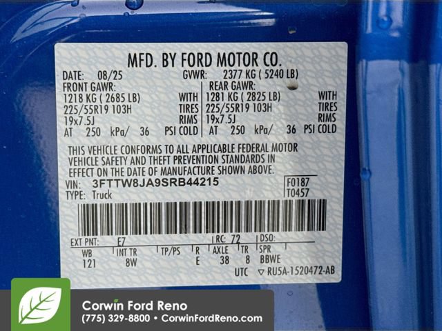 New 2025 Ford Maverick XLT w/ Black Appearance Package AWD/4WD image 31