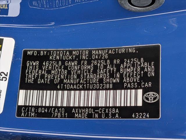 New 2026 Toyota Camry SE FWD image 17