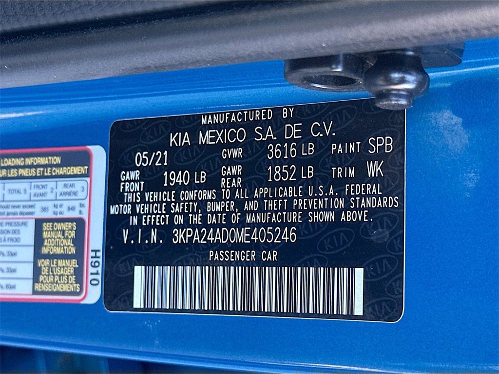 Certified 2021 Kia Rio S image 27