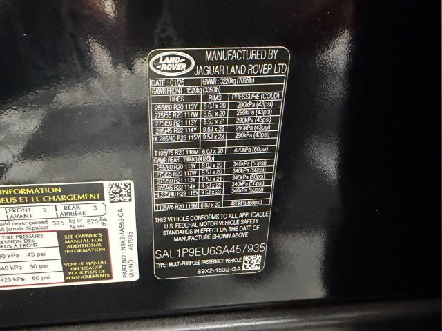 Used 2025 Land Rover Range Rover Sport SE AWD/4WD image 33