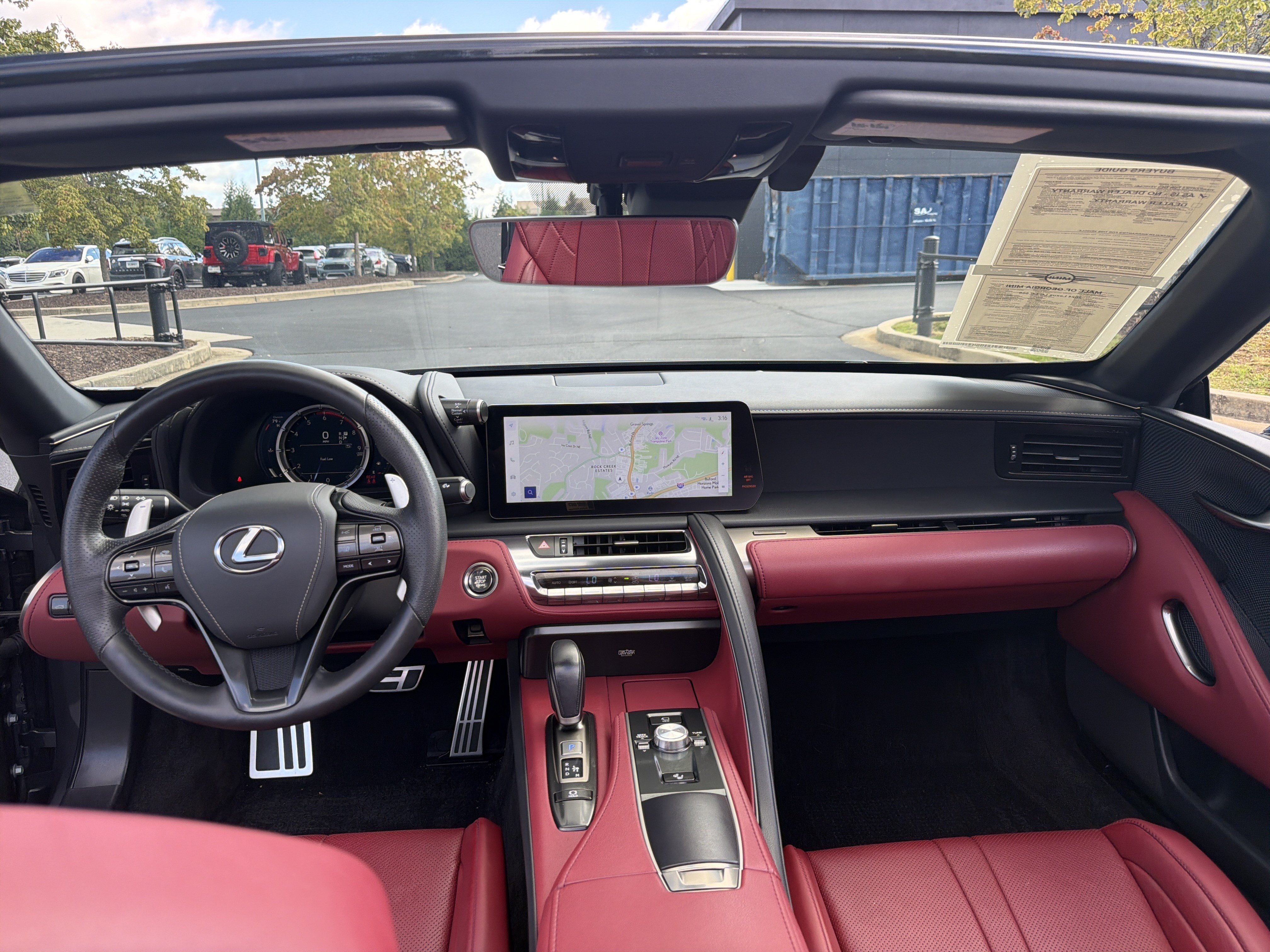 Used 2024 Lexus LC 500 Convertible w/ Touring Package RWD image 45