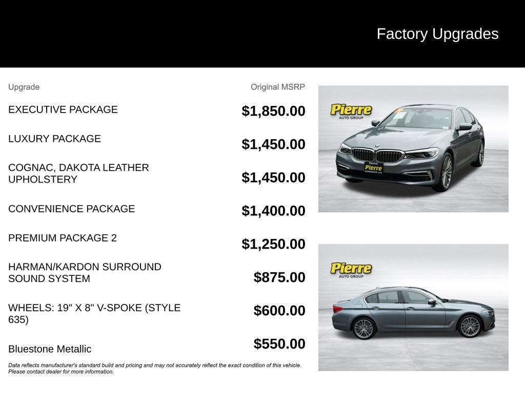 Used 2019 BMW 530e w/ Executive Package RWD image 13