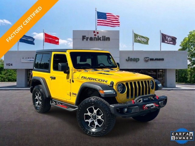 Certified 2020 Jeep Wrangler Rubicon