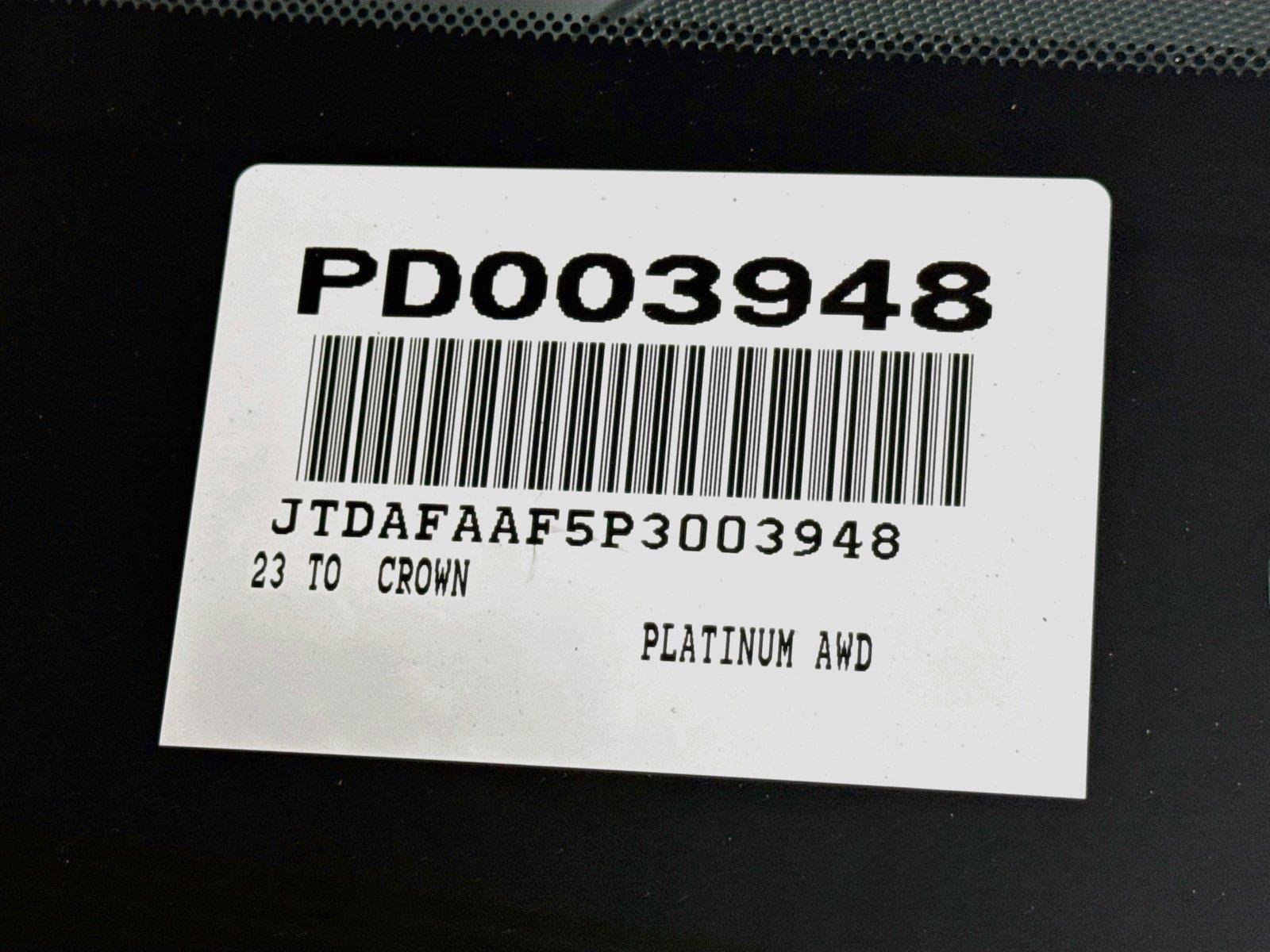Certified 2023 Toyota Crown Platinum AWD/4WD image 47