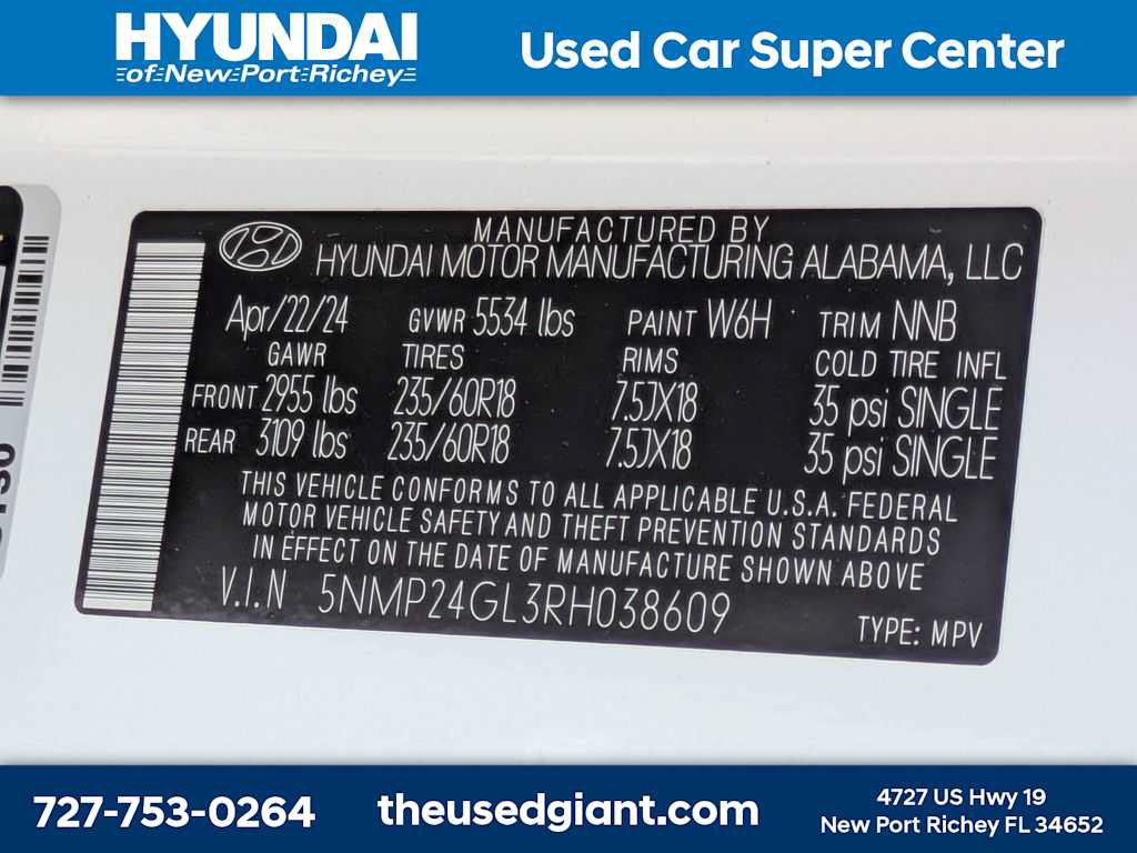 Used 2024 Hyundai Santa Fe SEL FWD image 43