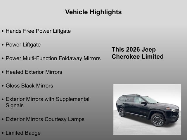 New 2026 Jeep Cherokee Limited image 37
