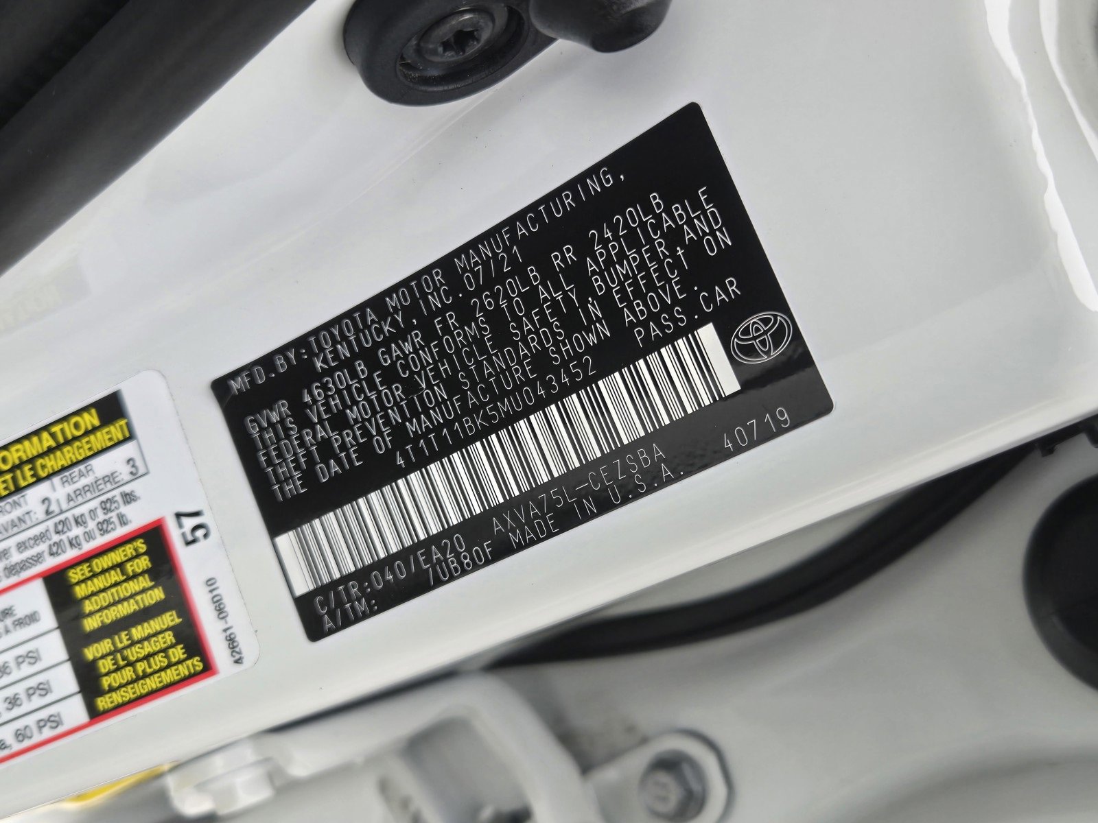 Certified 2021 Toyota Camry SE image 28