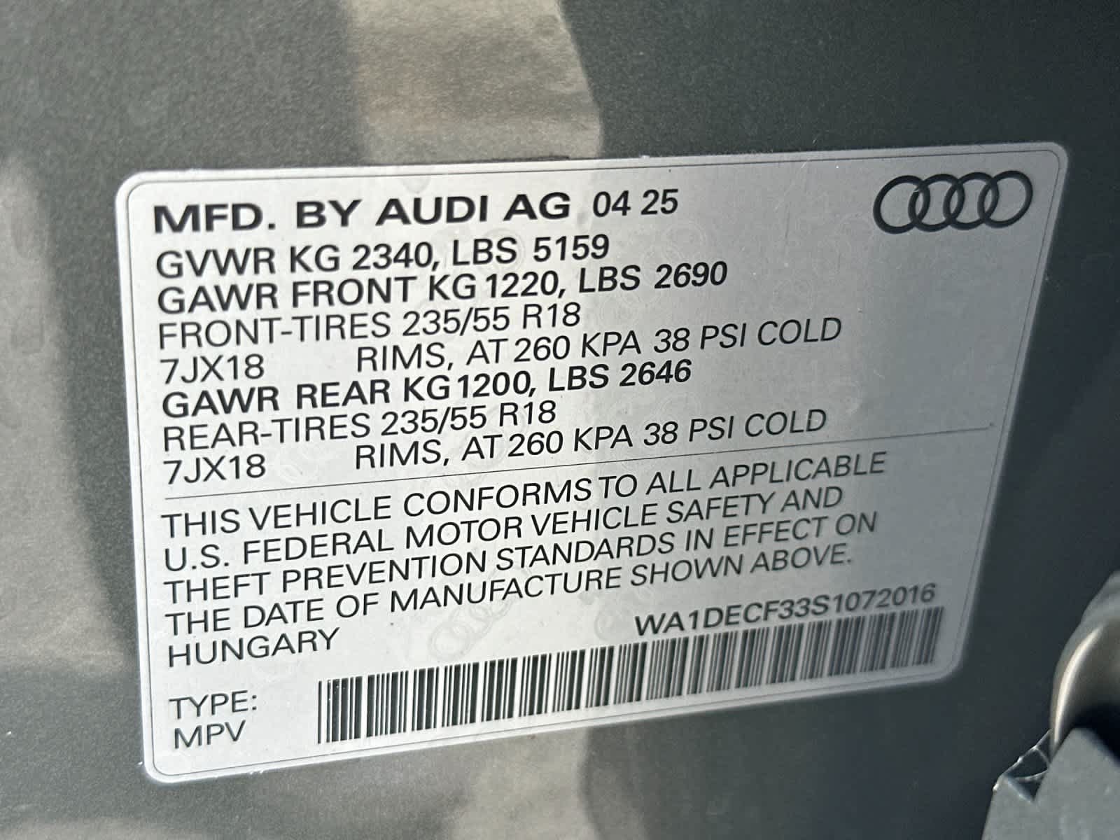 Used 2025 Audi Q3 2.0T Premium w/ Convenience Package AWD/4WD image 28